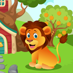 Games4King Cute Lion Rescue Walkthrough
